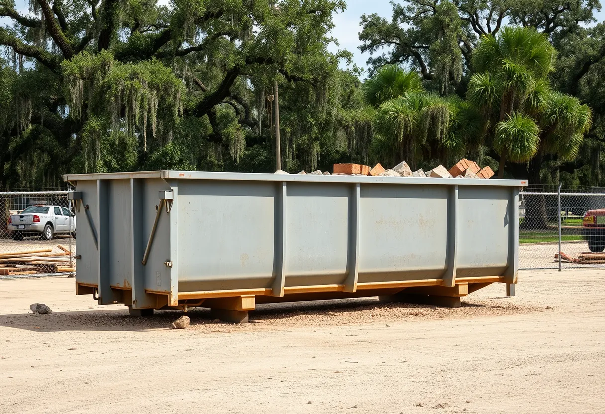 Concrete & Heavy Debris Dumpsters in Louisiana